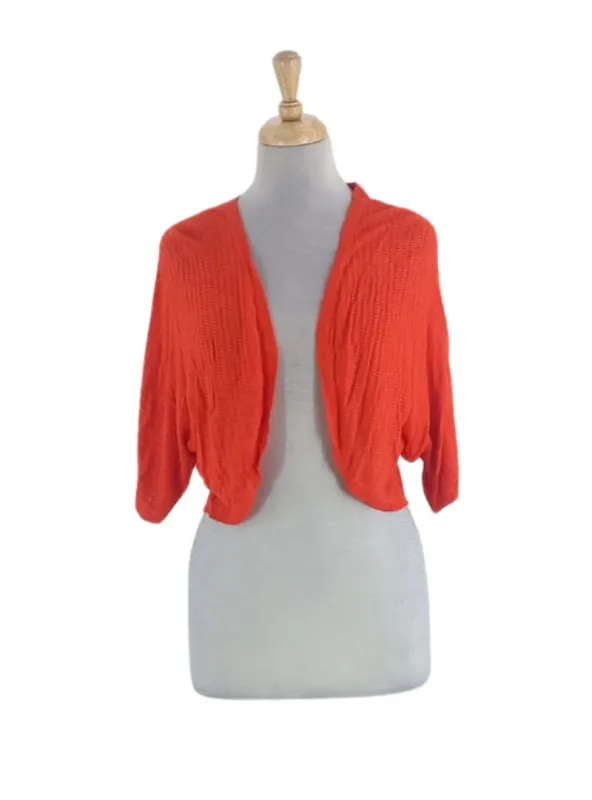 CROP CUT OUT KNIT CARDIGAN sold by FBO