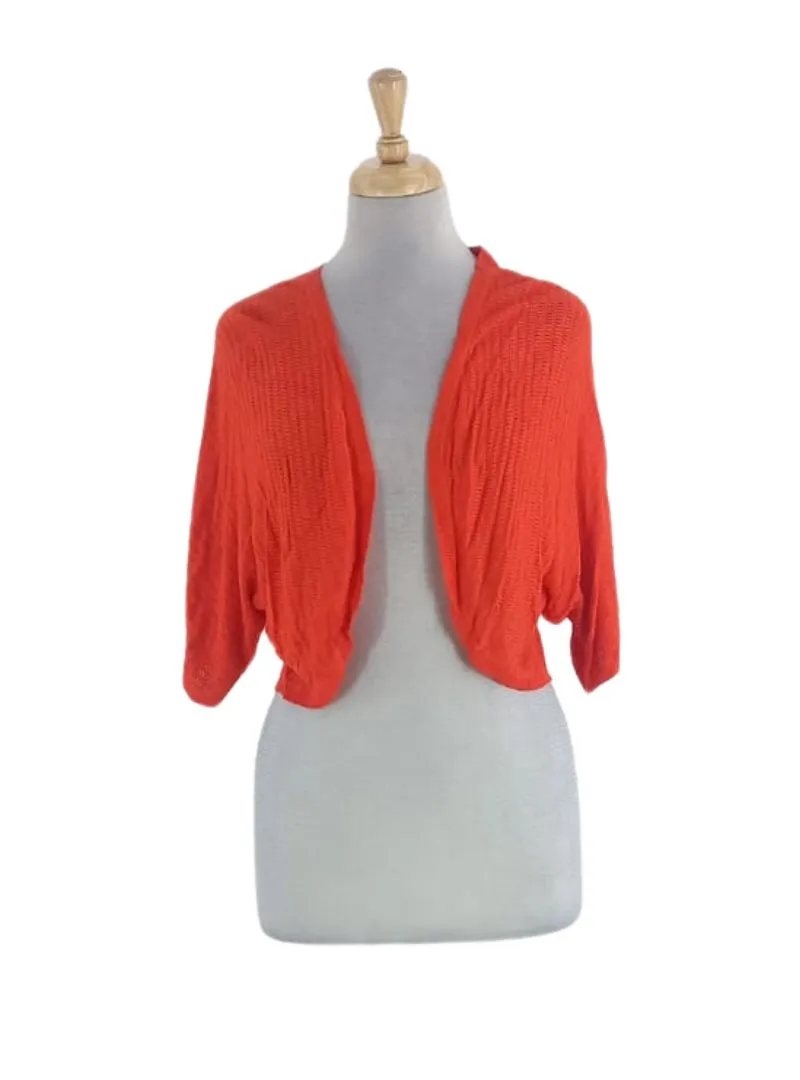 CROP CUT OUT KNIT CARDIGAN sold by FBO