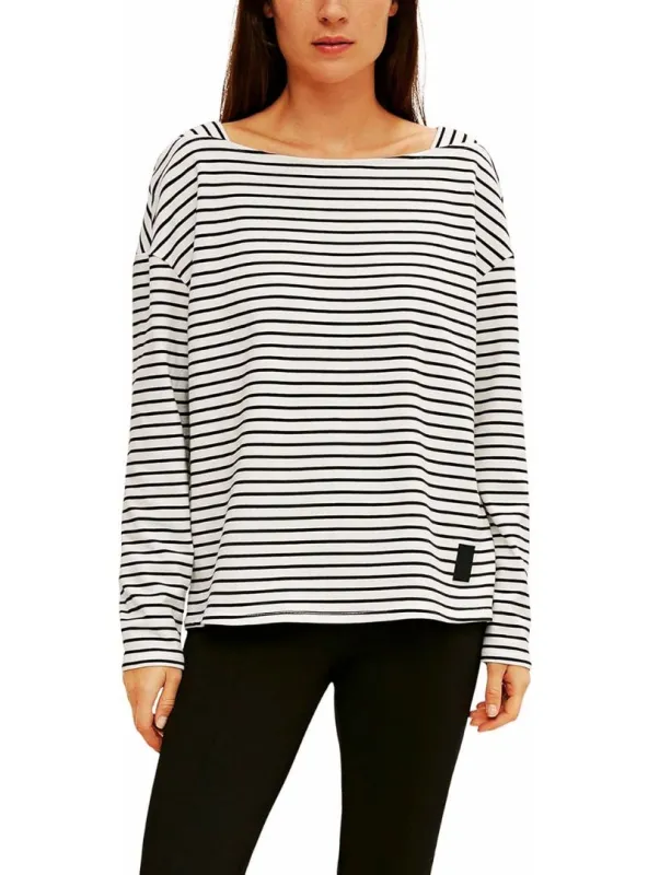 STRIPED LONG SLEEVE TOP sold by FBO