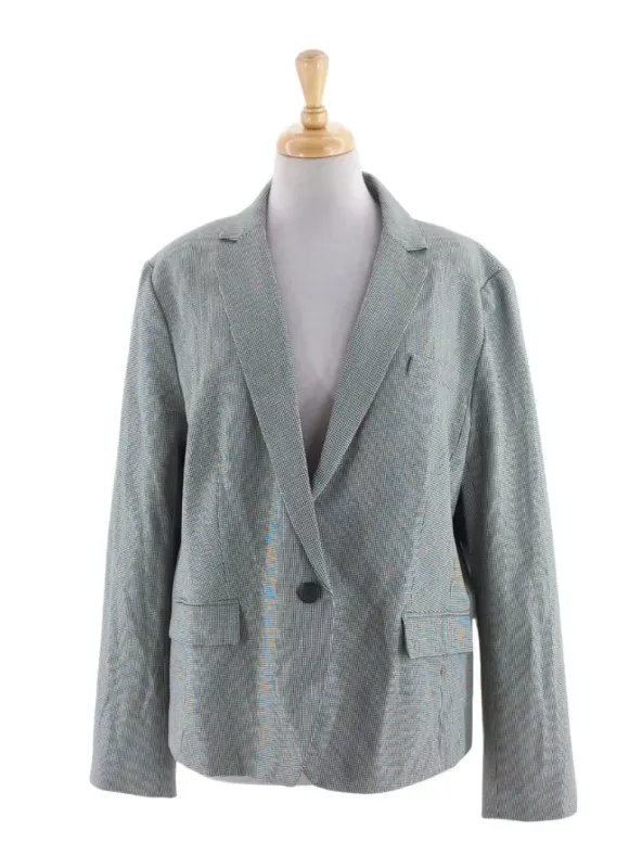 MOCK POCKET PATTERN DETAILED FORMAL BLAZER sold by FBO