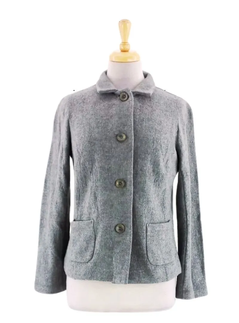 WOOL BLEND BUTTONED JACKET sold by FBO