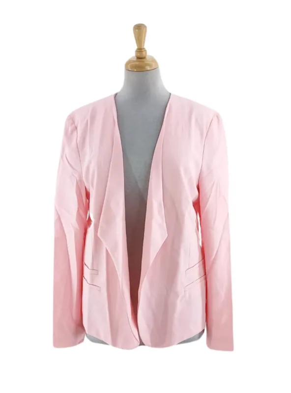 DRAPED DOUBLE MOCK POCKET FORMAL JACKET sold by FBO