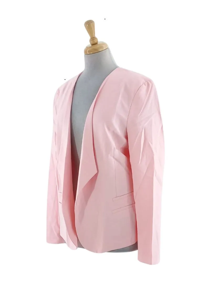 DRAPED DOUBLE MOCK POCKET FORMAL JACKET sold by FBO product image thumbnail 2