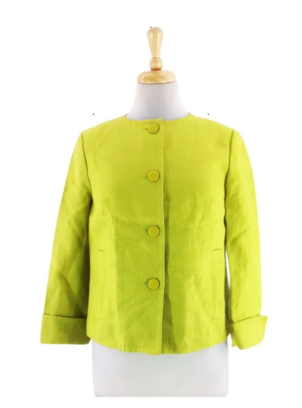 ROUND NECK BUTTONED JACKET sold by FBO