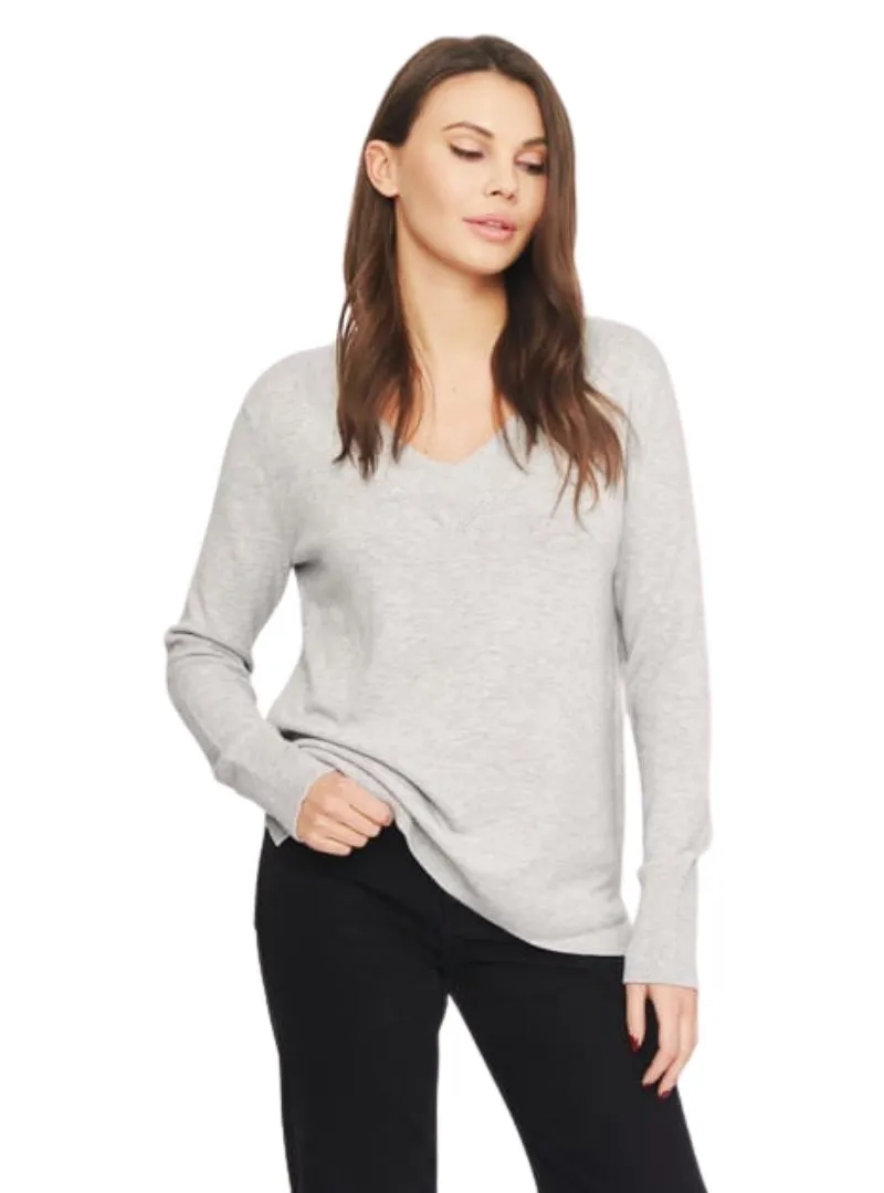 V NECK KNIT TOP sold by FBO