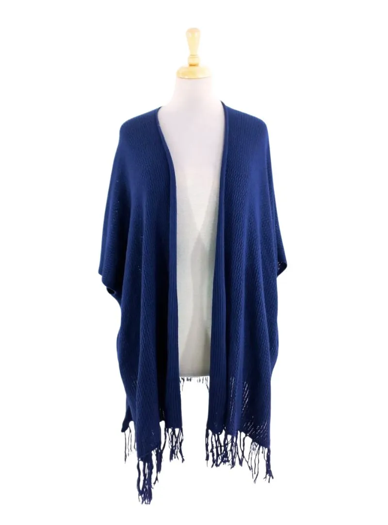 OPEN FRONT PONCHO sold by FBO