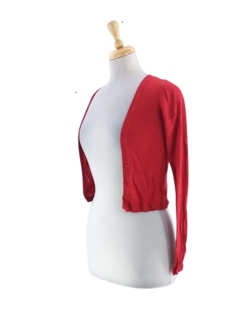 CROPPED KNITTED SPARKLY CARDIGAN sold by FBO product image thumbnail 2