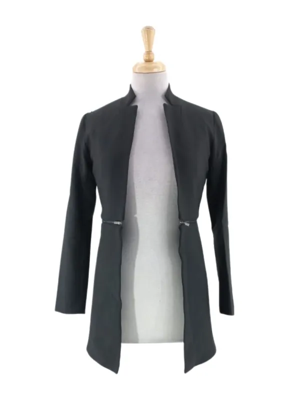 DETAILED ZIP CASUAL OPEN FRONT BLAZER sold by FBO