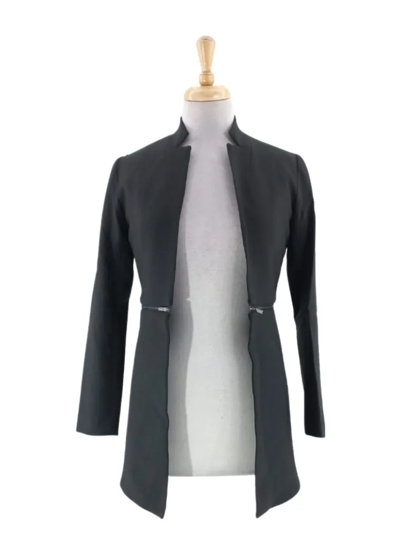 DETAILED ZIP CASUAL OPEN FRONT BLAZER sold by FBO