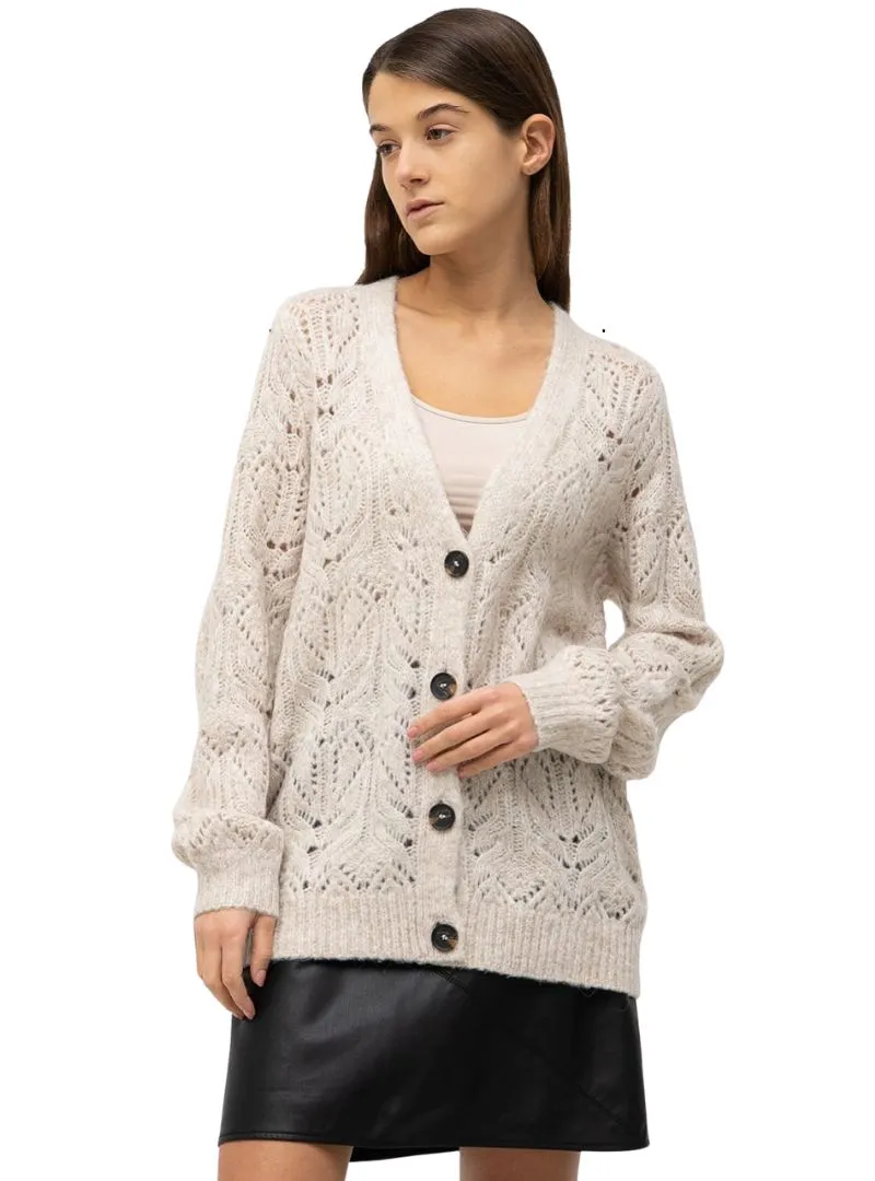 DETAILED BUTTONED KNIT CARDIGAN sold by FBO