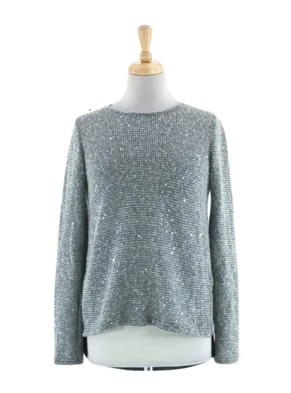 DETAILED KNIT LONG SLEEVE TOP sold by FBO