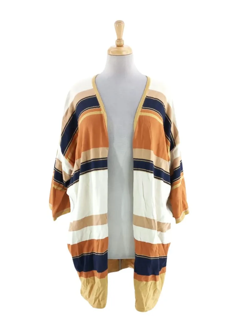 STRIPED KNIT CARDIGAN sold by FBO