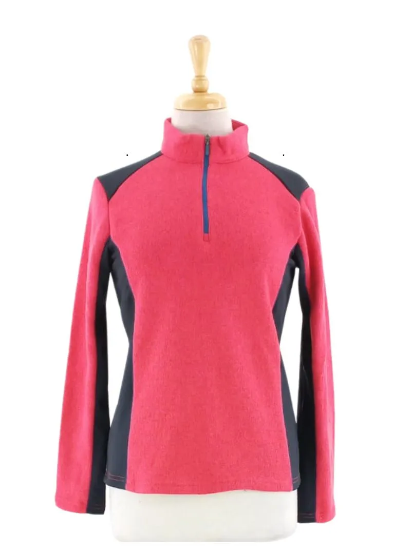 QUARTER ZIP FLEECE TOP sold by FBO