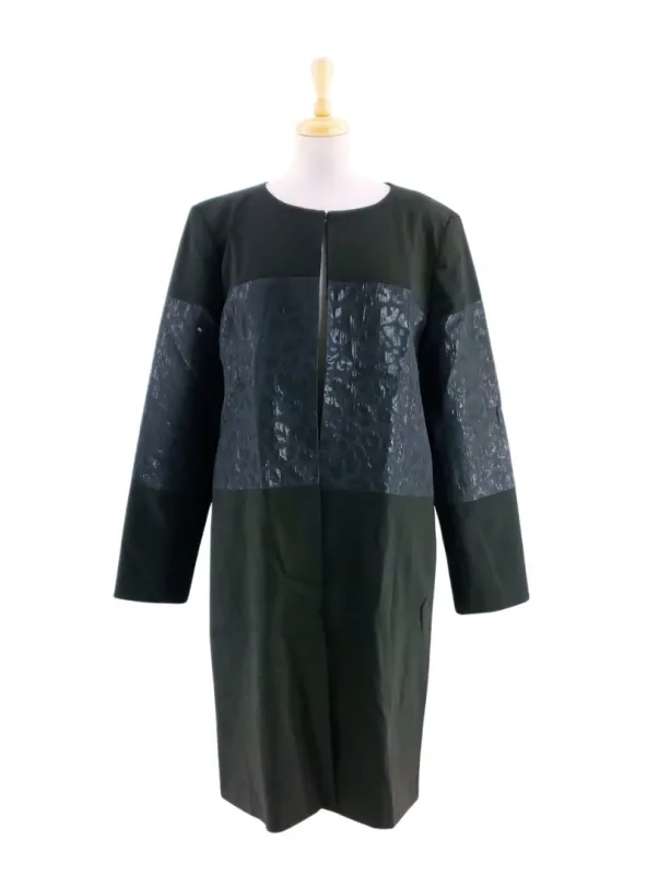 DETAILED LONG LINE COAT sold by FBO