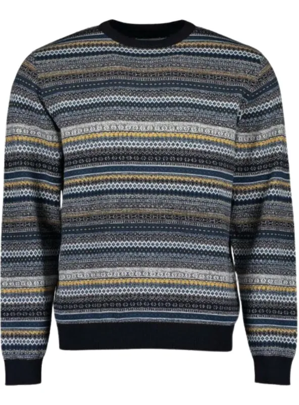 PATTERNED KNIT TOP sold by FBO