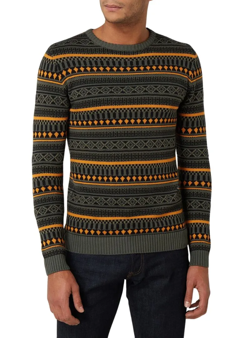 PATTERNED KNIT TOP sold by FBO