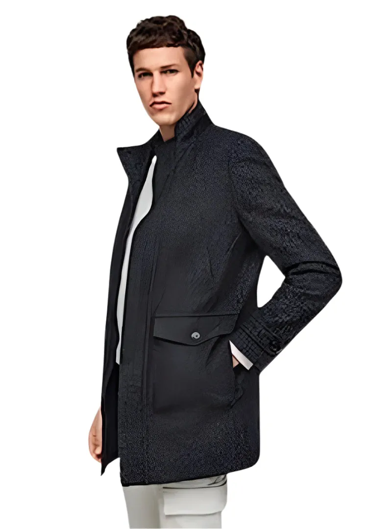 ZIP UP MENS COAT WITH POCKETS sold by FBO