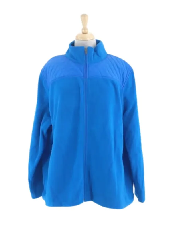 QUILTED DETAILED FLEECE ZIP UP JACKET sold by FBO