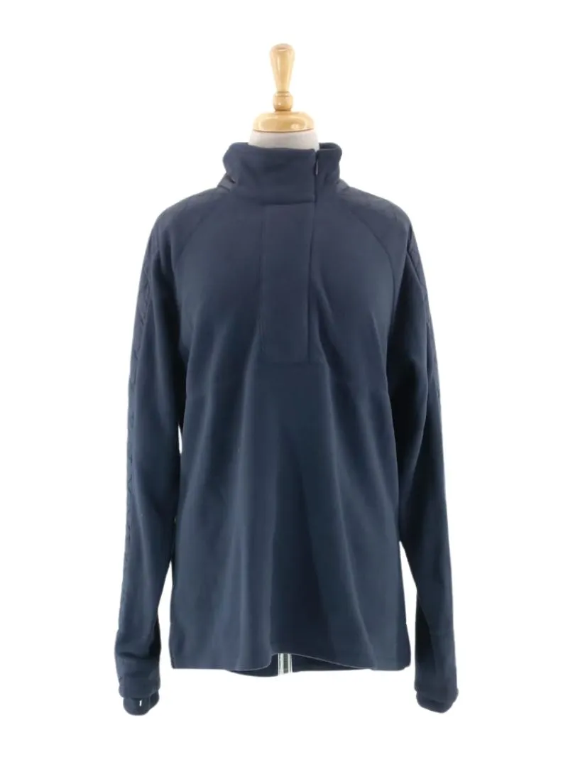 QUILTED COMBO FLEECE TOP sold by FBO