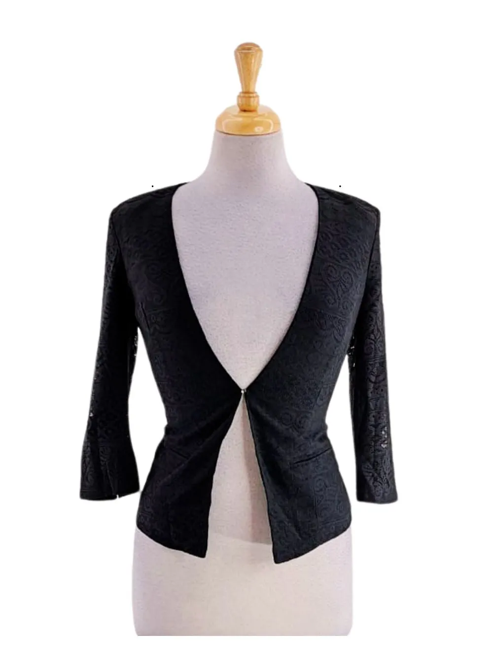 LACE PATTERNED JACKET sold by FBO