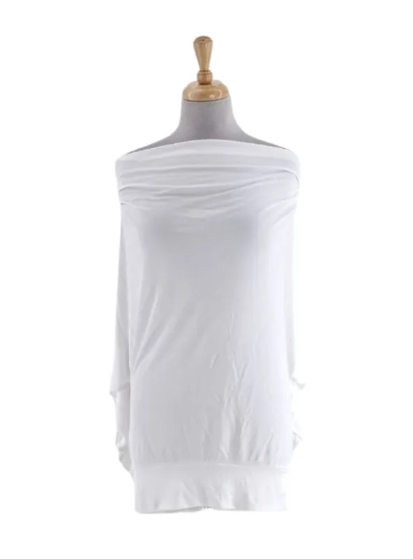 COWL NECK OPEN BACK BLOUSE sold by FBO