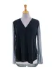 V NECK LONG SLEEVE TOP sold by FBO