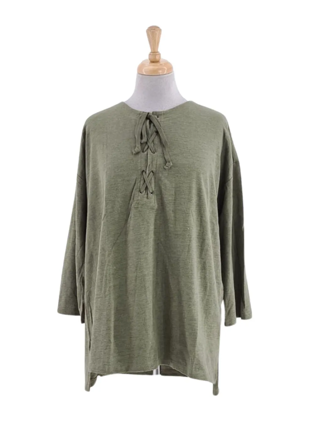 LACE DETAILED LONG SLEEVE TOP sold by FBO