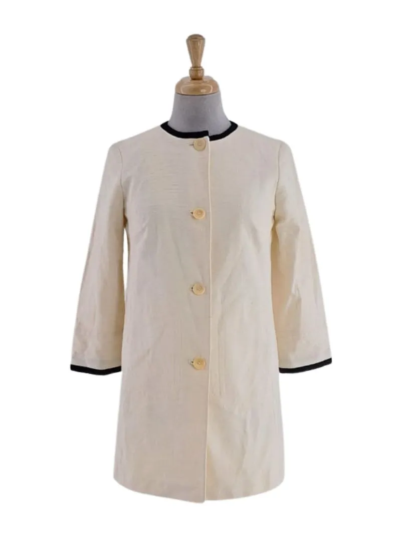 TEXTURED BUTTON UP ROUND NECK JACKET sold by FBO