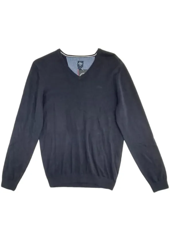 V-NECK LOGO EMBROIDED PULLOVER sold by FBO