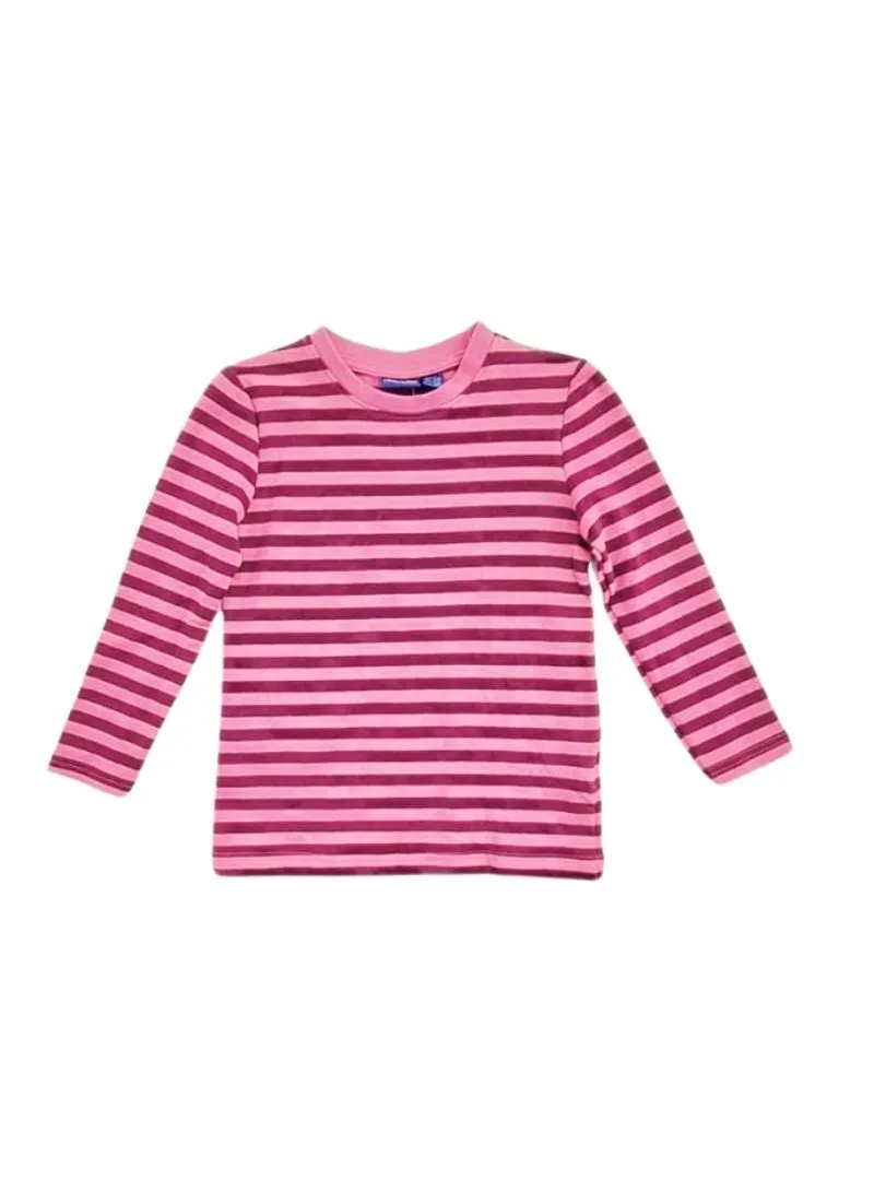 STRIPED LONG SLEEVE TOP sold by FBO