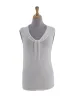 PLEATED DETAIL SLEEVELESS TOP sold by FBO