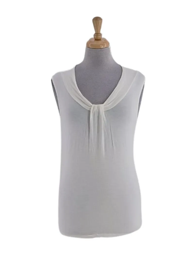 PLEATED DETAIL SLEEVELESS TOP sold by FBO
