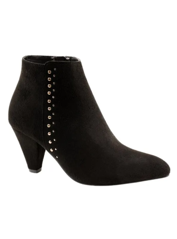 KITTEN HEEL STUDDED BOOTS sold by FBO