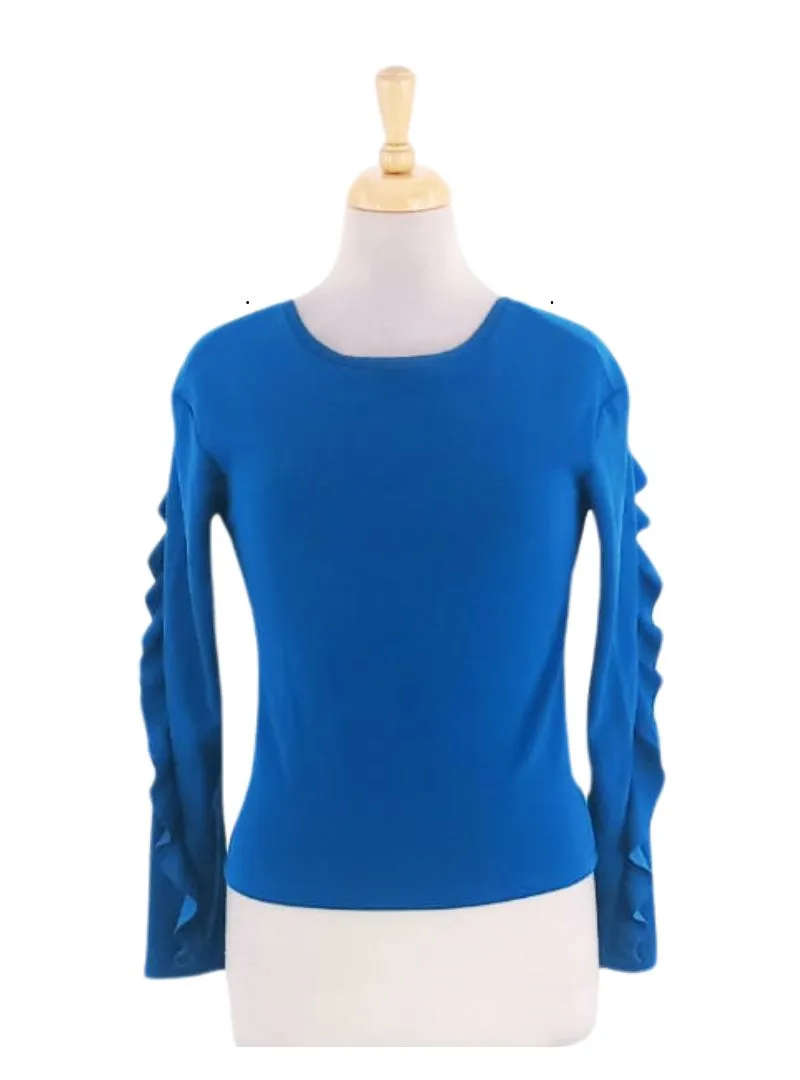 FRILL DETAILED SLEEVE TOP sold by FBO