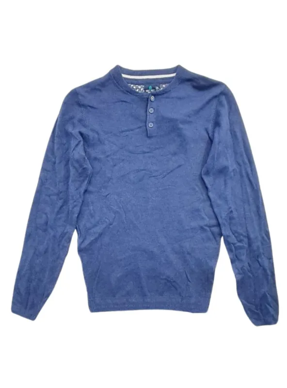 BUTTON DETAIL FITTED KNIT TOP sold by FBO