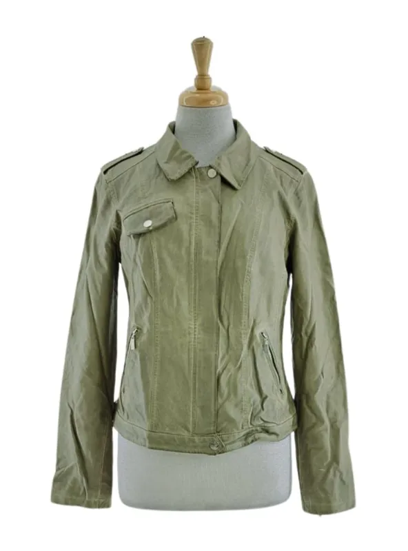 FAUX LEATHER CASUAL JACKET sold by FBO