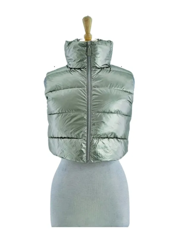 CROPPED SLEEVELESS JACKET sold by FBO