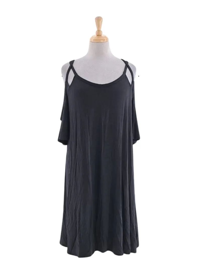 CUT OUT COLD SHOULDER DRESS sold by FBO