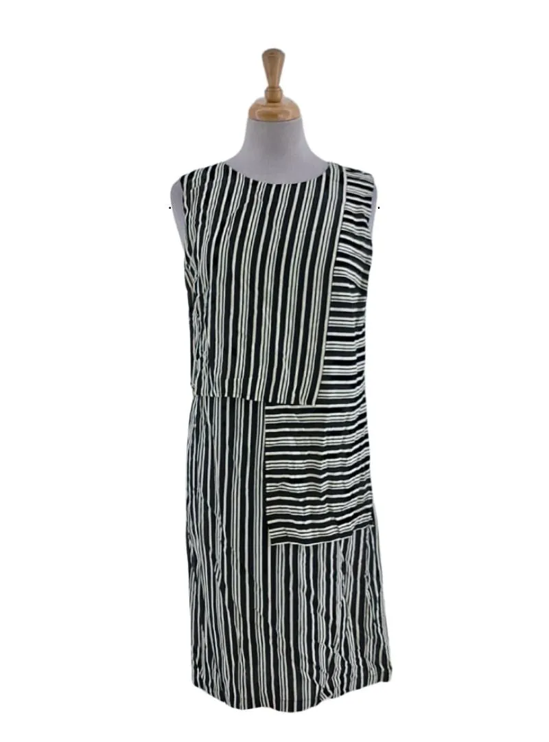 STRIPED DETAILED DRESS sold by FBO