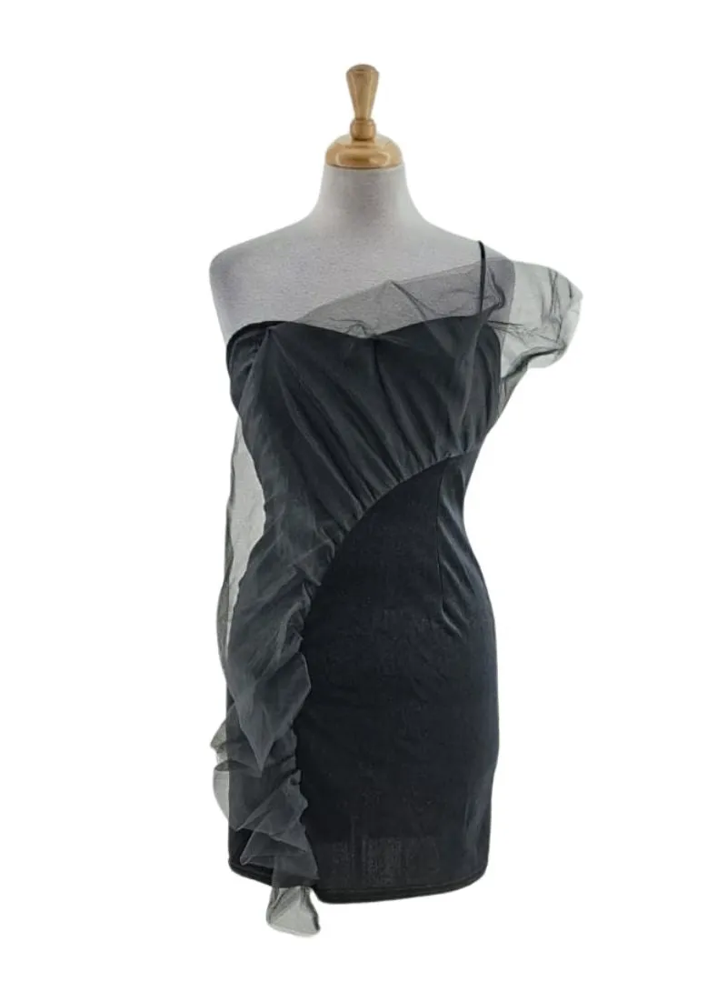 STRAPPY FRILL DETAIL DRESS sold by FBO