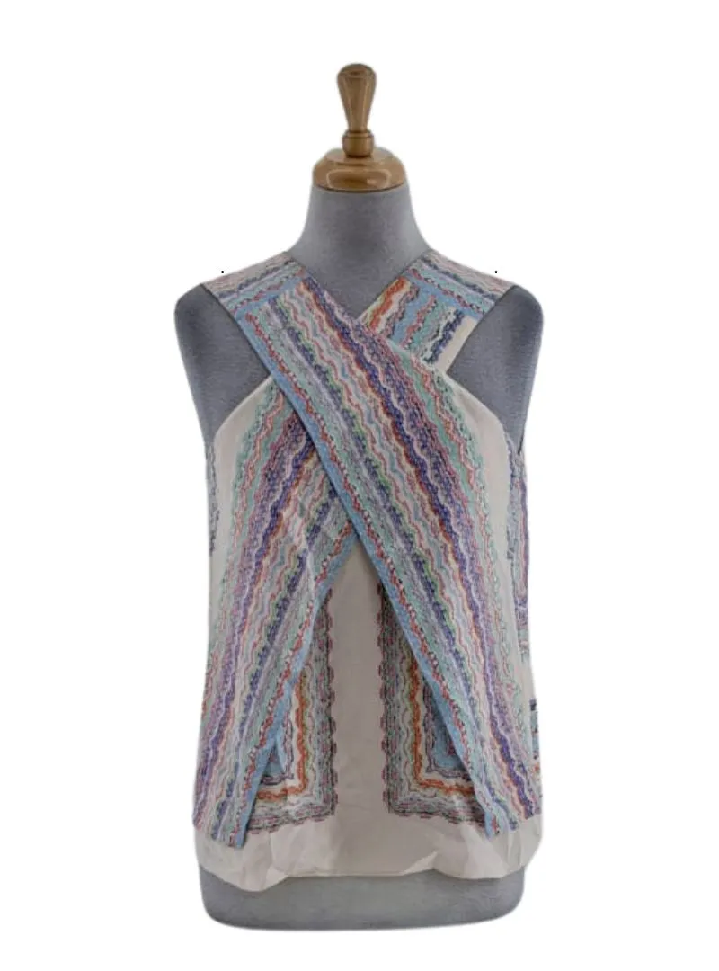 DETAILED SLEEVELESS BLOUSE sold by FBO