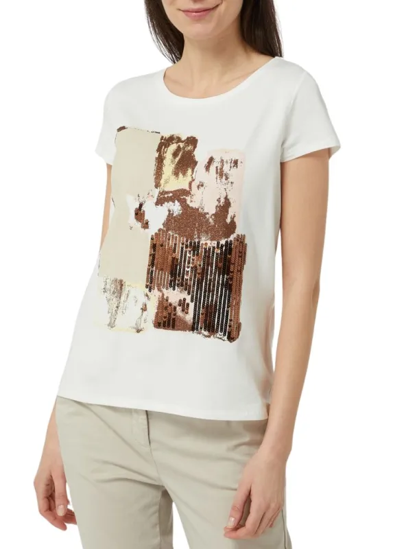 TEXTURED DETAILED TEE sold by FBO