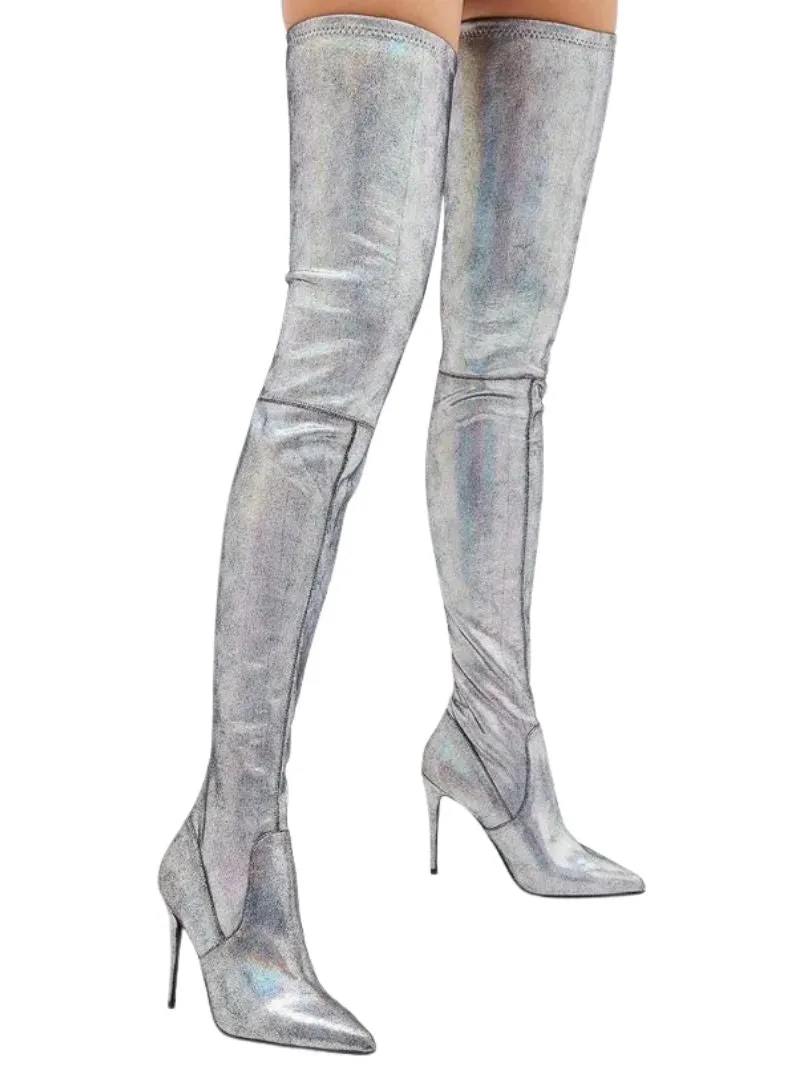 STILETTO HEEL THIGH HIGH BOOTS sold by FBO product image thumbnail 3