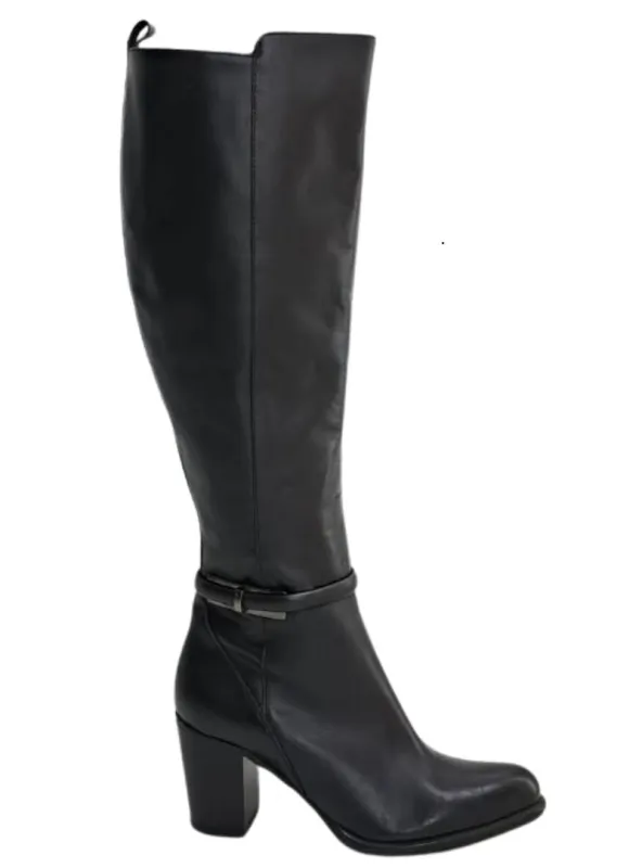 ZIP UP BLOCK HEEL BOOT sold by FBO