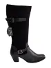 BLOCK HEEL BUCKLE BOOTS sold by FBO