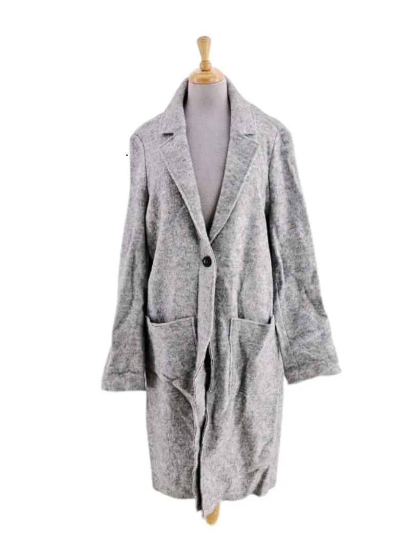 LONG WOOL BLEND COAT sold by FBO