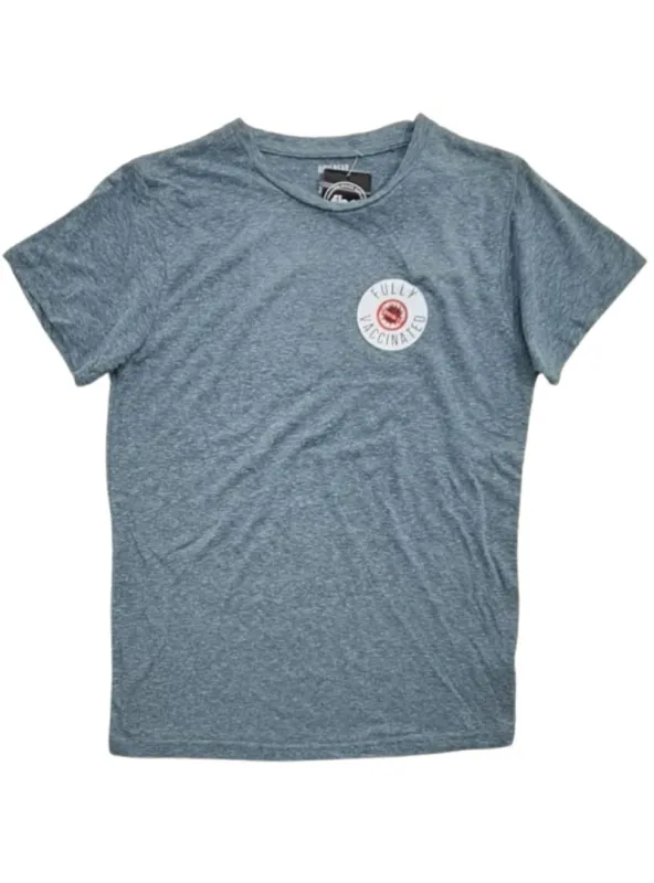 TEXTURED PRINTED CREW TEE sold by FBO