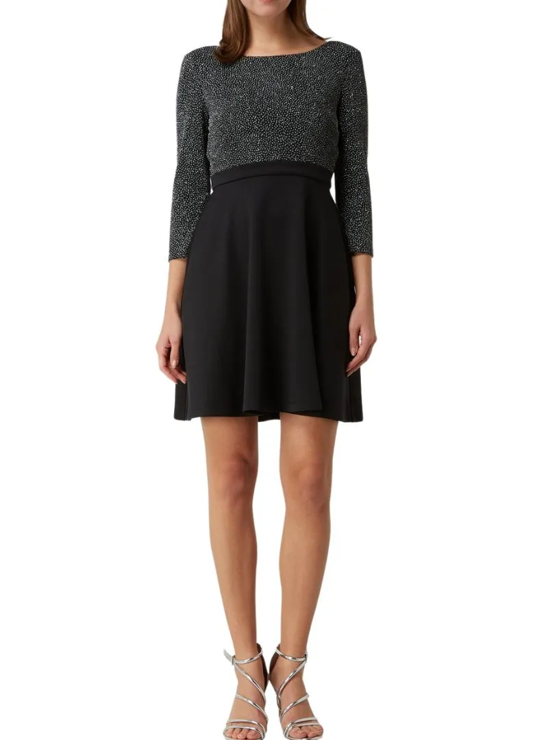 TEXTURED SPARKLY COCKTAIL DRESS sold by FBO