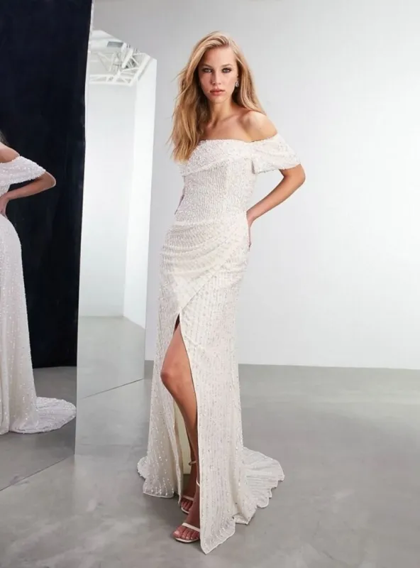 CECILIA BARDOT WEDDING DRESS IVORY sold by FBO
