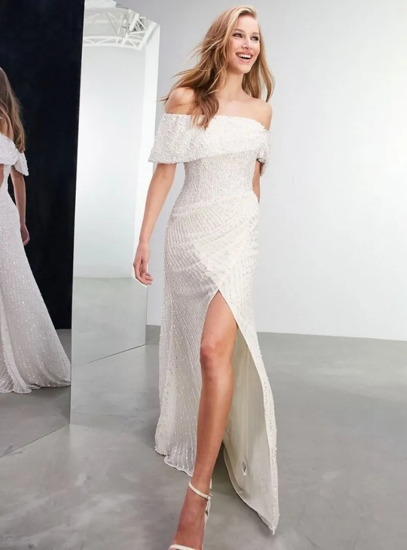 CECILIA BARDOT WEDDING DRESS IVORY sold by FBO product image thumbnail 4